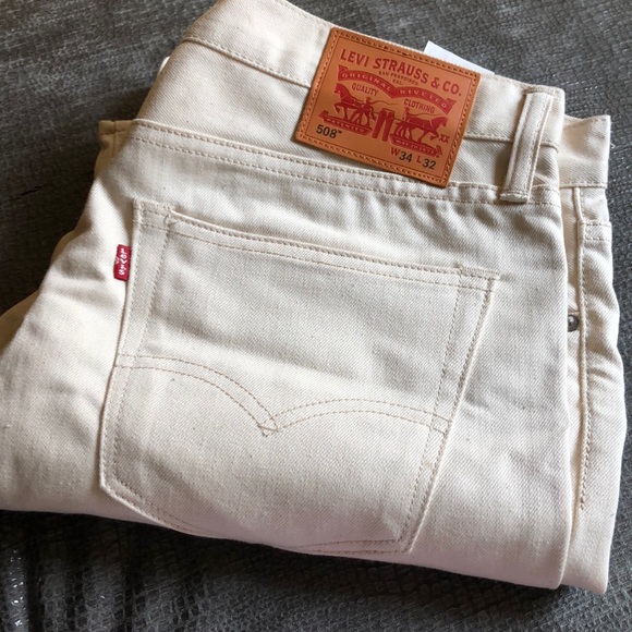 Levi’s 508 (discontinued) Ecru selvedge denim - regular tapered fit - Picture 8 of 9